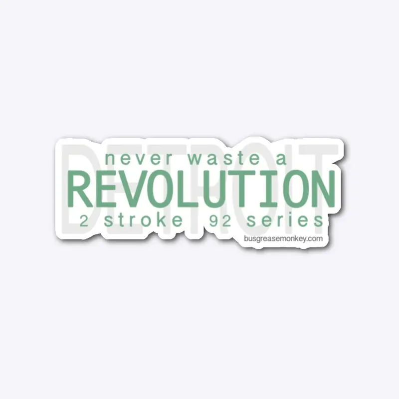 92 Series Die Cut Sticker